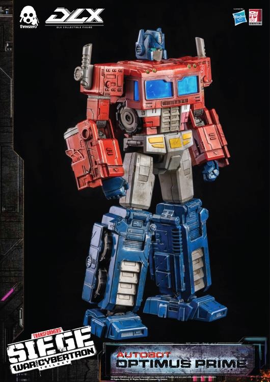 Transformers: War for Cybertron Trilogy DLX Scale Collectible Series Autobot Optimus Prime Action Figure (Reissue)