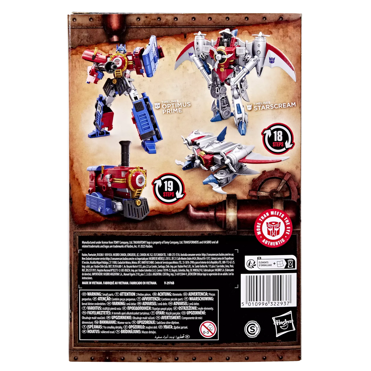Transformers Timelines Comic Edition Optimus Prime and Starscream