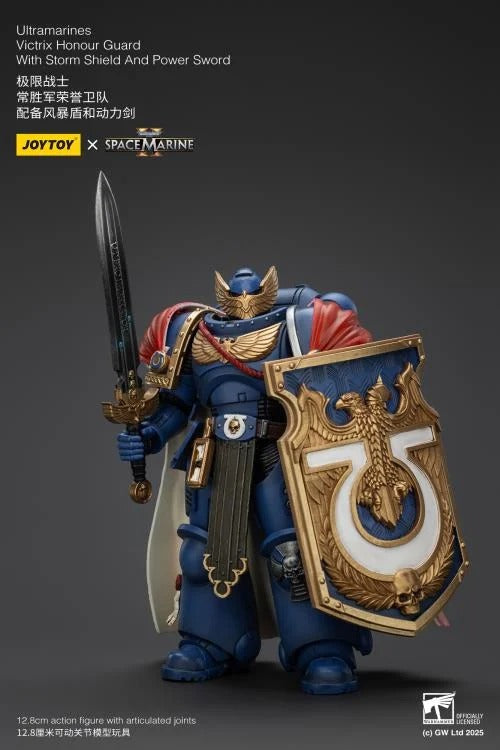 Warhammer 40K - Ultramarines - Victrix Honour Guard with Storm Shield and Power Sword