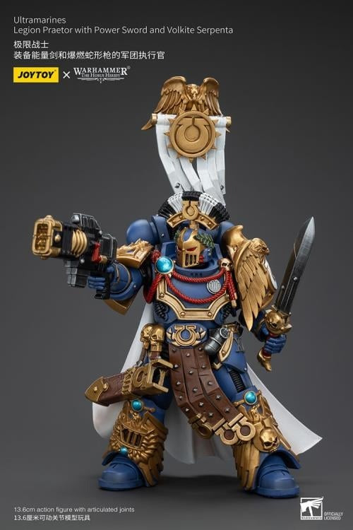 Warhammer: The Horus Heresy - Ultramarines - Legion Praetor with Power Sword and Volkite Serpenta
