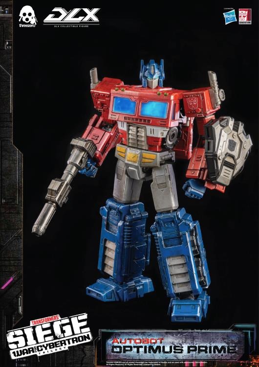 Transformers: War for Cybertron Trilogy DLX Scale Collectible Series Autobot Optimus Prime Action Figure (Reissue)