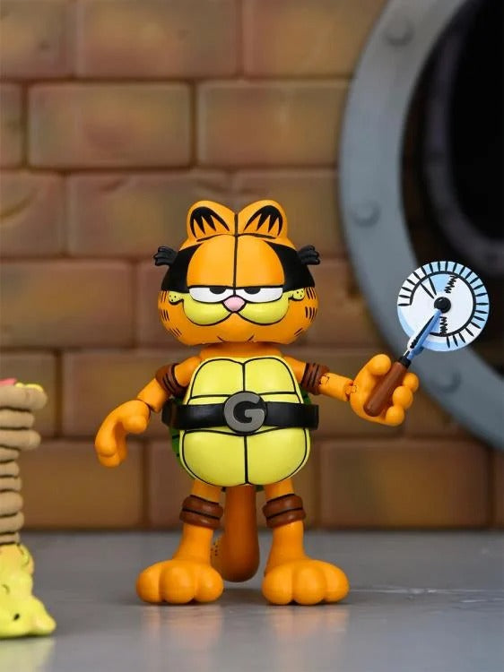 Teenage Mutant Ninja Turtles x Garfield Ultimate Garfello & Odie (Archie Comics) Action Figure Set