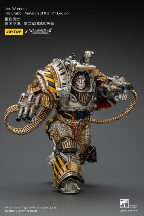 Warhammer 40K - The Horus Heresy - Iron Warriors - Perturabo, Primarch of the IVth Legion 1/18 Scale Action Figure