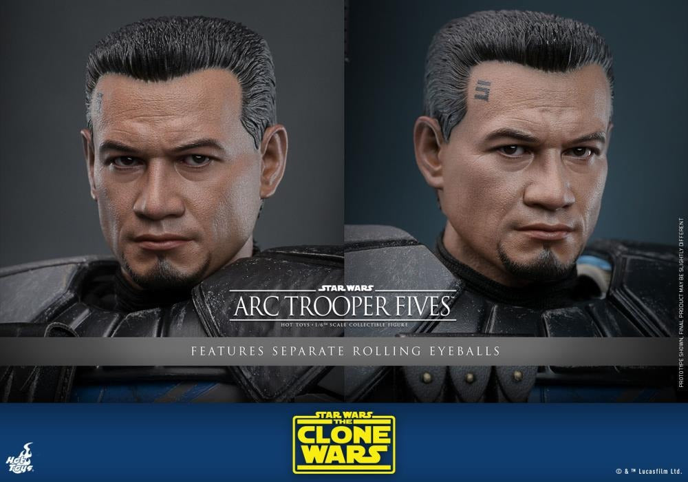 Star Wars: The Clone Wars - Arc Trooper Fives 1/6th Scale Collectible Figure - TMS132