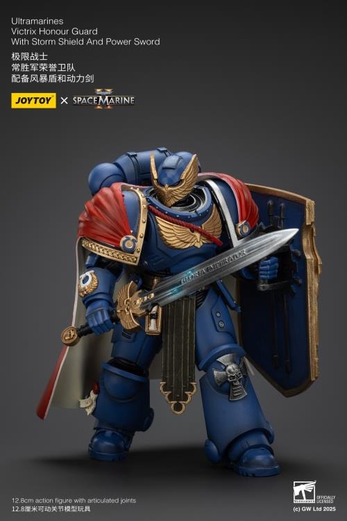 Warhammer 40K - Ultramarines - Victrix Honour Guard with Storm Shield and Power Sword