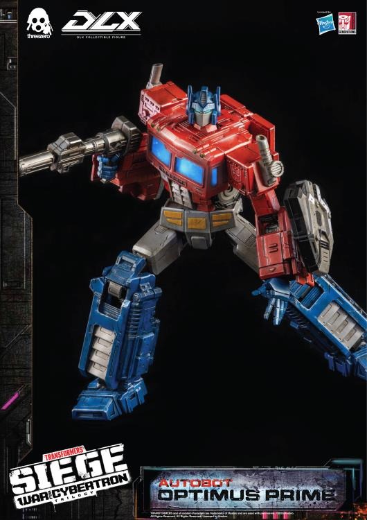 Transformers: War for Cybertron Trilogy DLX Scale Collectible Series Autobot Optimus Prime Action Figure (Reissue)