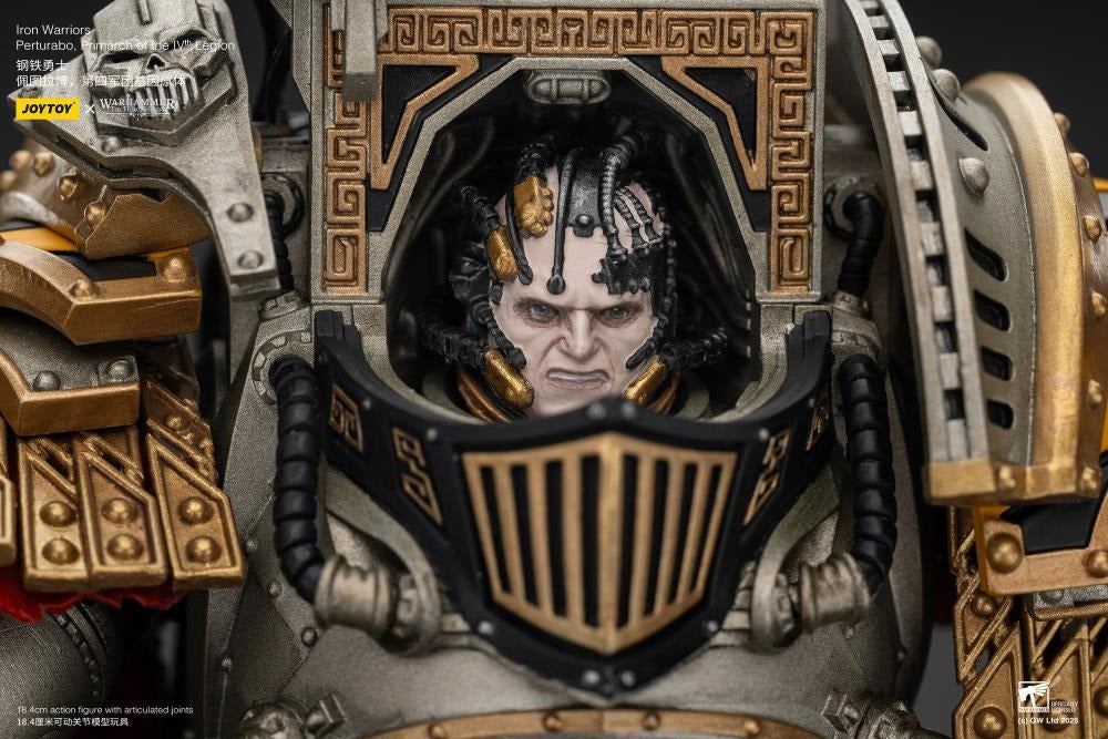 Warhammer 40K - The Horus Heresy - Iron Warriors - Perturabo, Primarch of the IVth Legion 1/18 Scale Action Figure