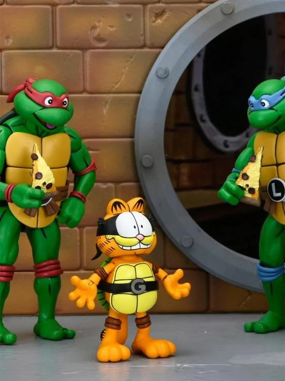 Teenage Mutant Ninja Turtles x Garfield Ultimate Garfello & Odie (Archie Comics) Action Figure Set