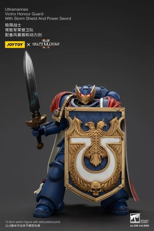 Warhammer 40K - Ultramarines - Victrix Honour Guard with Storm Shield and Power Sword