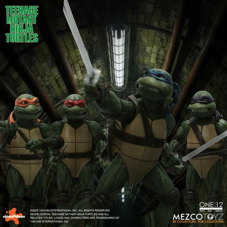 Teenage Mutant Ninja Turtles (1990) One:12 Collective Action Figure Boxed Set (preorder)