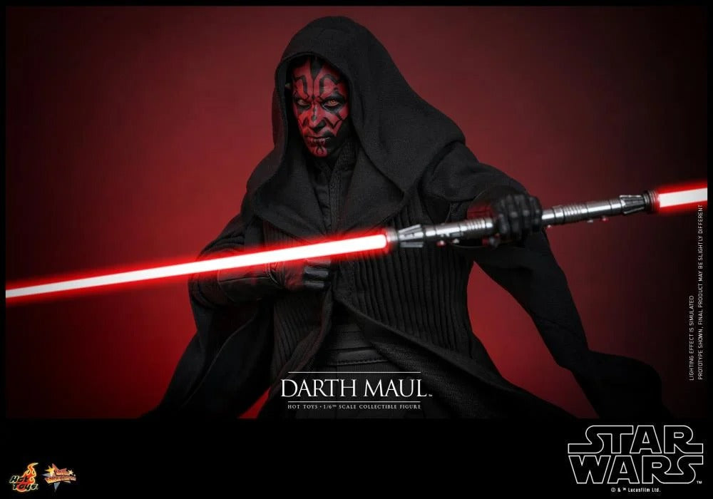Star Wars: The Phantom Menace - Darth Maul With Sith Speeder 1/6th Scale Collectible Figure Set - MMS749