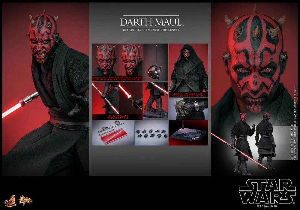 Star Wars: The Phantom Menace - Darth Maul 1/6th Scale Collectible Figure - MMS748