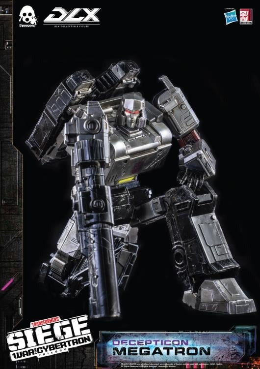 Transformers: War for Cybertron Trilogy DLX Scale Collectible Series Decepticon Megatron Action Figure (Reissue)