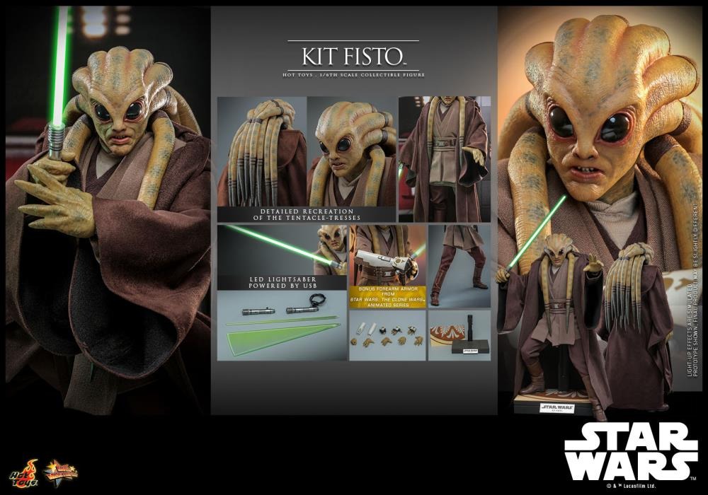 Star Wars: Revenge of the Sith - Kit Fisto 1/6th Scale Collectible Figure - MMS751