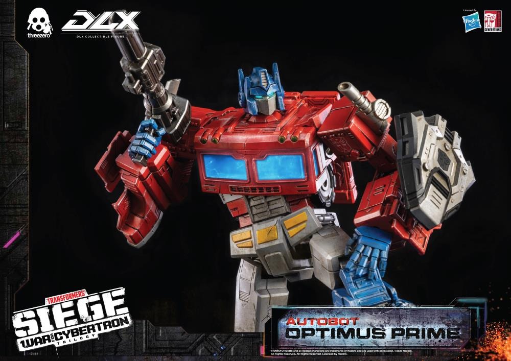 Transformers: War for Cybertron Trilogy DLX Scale Collectible Series Autobot Optimus Prime Action Figure (Reissue)