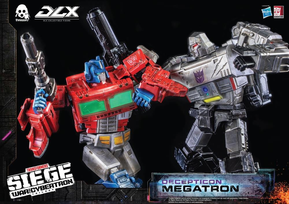Transformers: War for Cybertron Trilogy DLX Scale Collectible Series Decepticon Megatron Action Figure (Reissue)