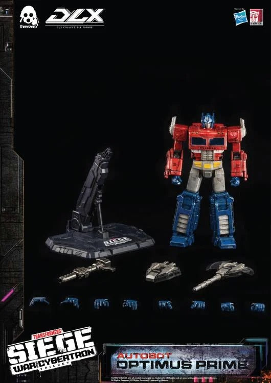 Transformers: War for Cybertron Trilogy DLX Scale Collectible Series Autobot Optimus Prime Action Figure (Reissue)