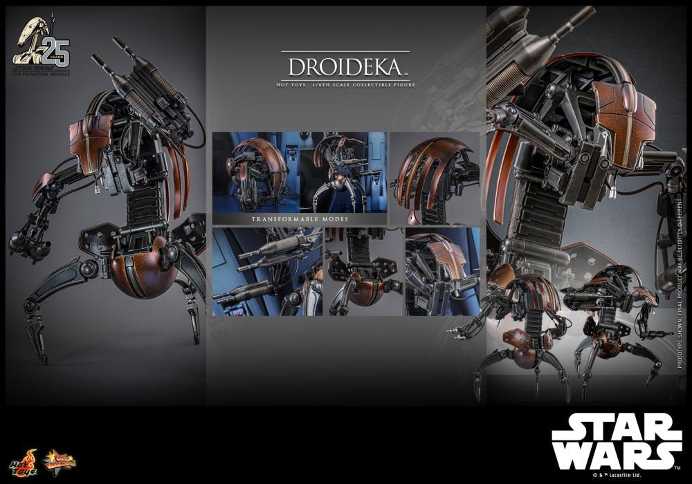 Star Wars: The Phantom Menace - Droideka 1/6th Scale Collectible Figure - MMS755