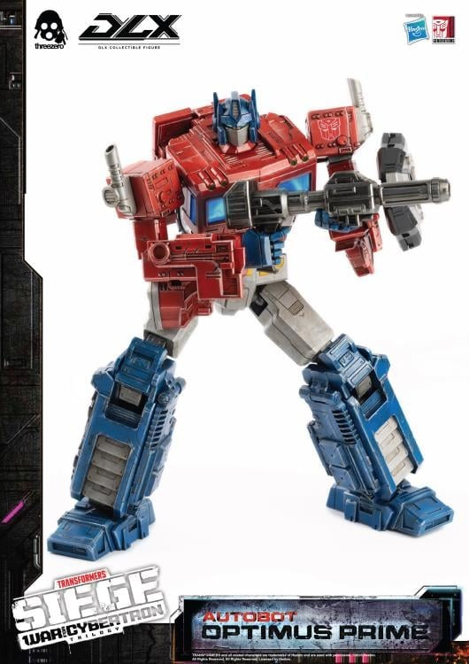 Transformers: War for Cybertron Trilogy DLX Scale Collectible Series Autobot Optimus Prime Action Figure (Reissue)