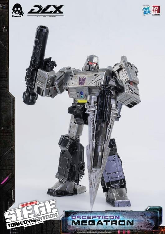 Transformers: War for Cybertron Trilogy DLX Scale Collectible Series Decepticon Megatron Action Figure (Reissue)
