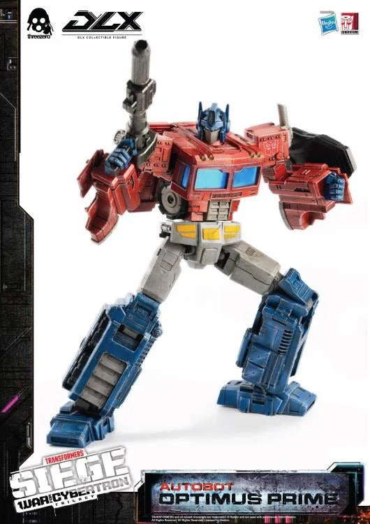 Transformers: War for Cybertron Trilogy DLX Scale Collectible Series Autobot Optimus Prime Action Figure (Reissue)