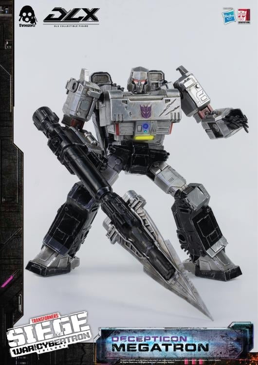 Transformers: War for Cybertron Trilogy DLX Scale Collectible Series Decepticon Megatron Action Figure (Reissue)