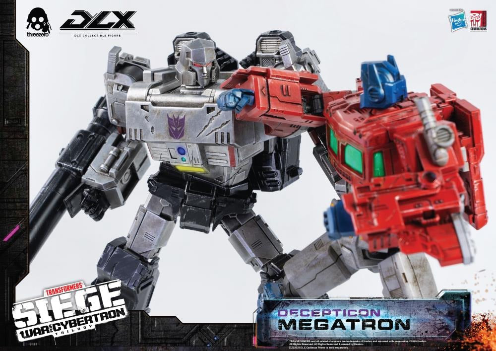Transformers: War for Cybertron Trilogy DLX Scale Collectible Series Decepticon Megatron Action Figure (Reissue)