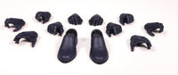 Mythic Legions - Black Leather Hand/Foot Pack - Illythia Wave