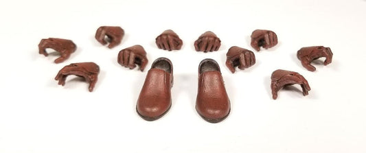 Mythic Legions - Brown Leather Hand/Foot Pack - Illythia Wave