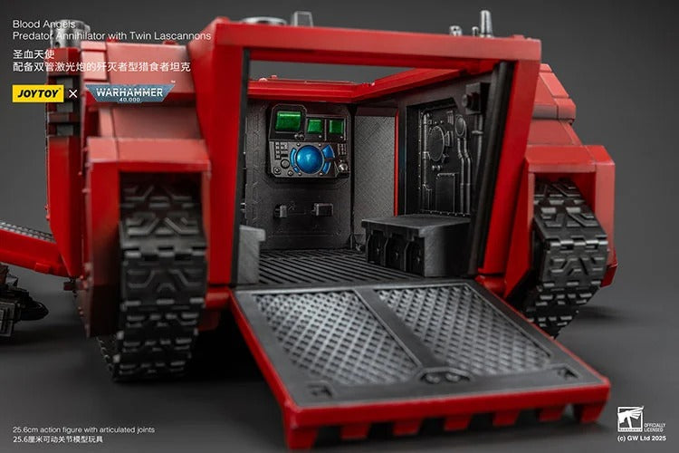 Warhammer 40K Blood Angels Predator Annihilator with Twin Lascannons 1/18 Scale Vehicle