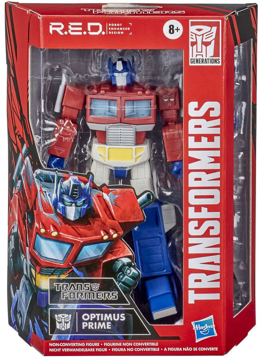 Transformers R.E.D. Robot Enhanced Design Vintage G1 Optimus Prime Action Figure