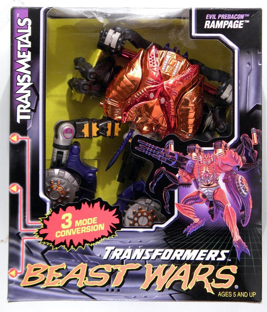 Transformers Beast Wars Transmetals Evil Predacon Rampage Figure Kenner