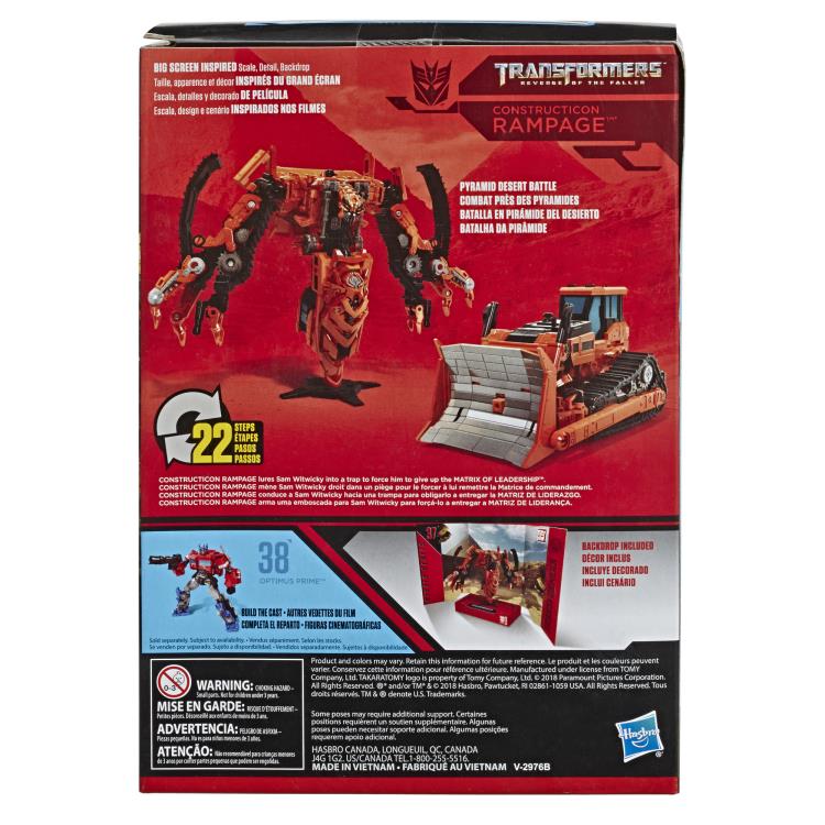 Transformers Studio Series 37 Voyager Rampage