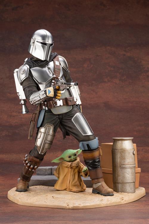 The Mandalorian and The Child Statue by KOTOBUKIYA ArtFX Star Wars