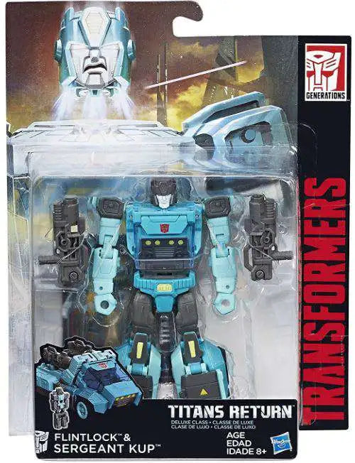Transformers Generations Titans Return Flintlock Sergeant Kup Deluxe Action Figure