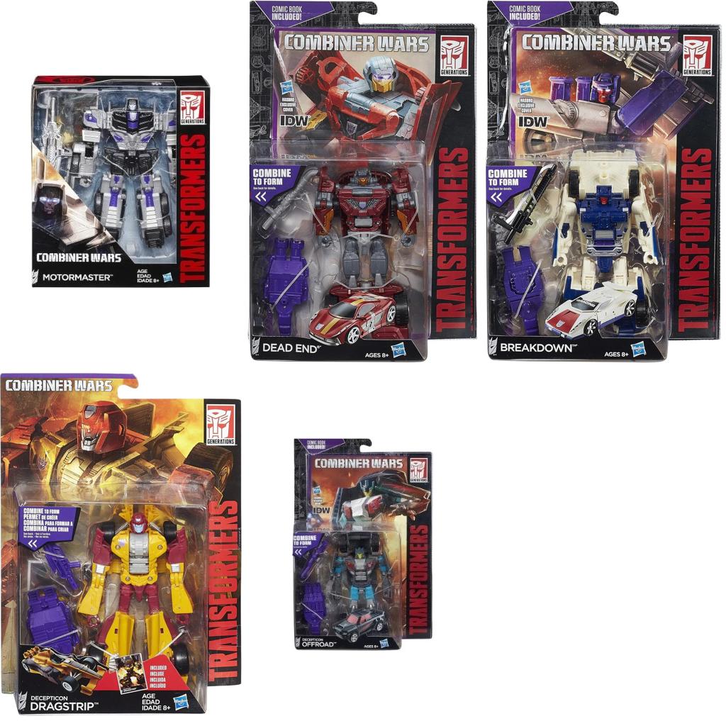 Transformers Combiner Wars - Menasor Complete Set of 5
