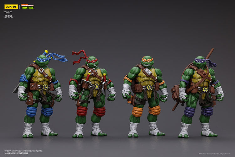 TMNT - 1/18 Scale Teenage Mutant Ninja Turtles - SET OF 4