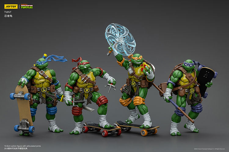 TMNT - 1/18 Scale Teenage Mutant Ninja Turtles - SET OF 4