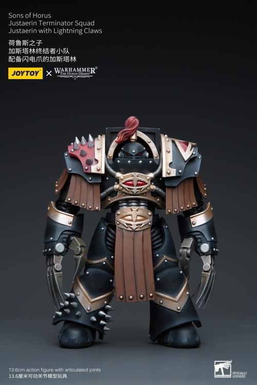 Warhammer 40K - Sons of Horus Justaerin Terminator Squad - with Lightning Claws 1/18 Scale Action Figure