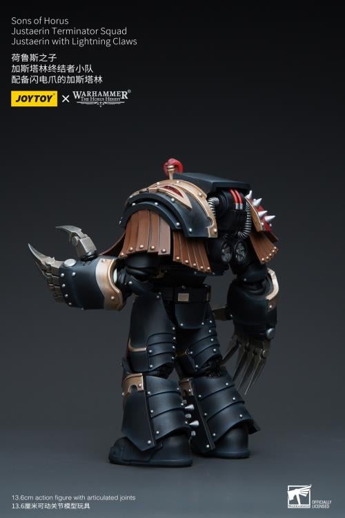 Warhammer 40K - Sons of Horus Justaerin Terminator Squad - with Lightning Claws 1/18 Scale Action Figure