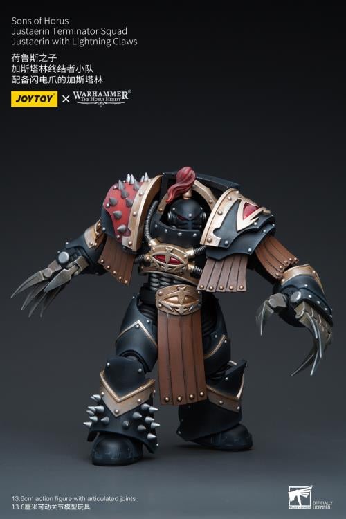 Warhammer 40K - Sons of Horus Justaerin Terminator Squad - with Lightning Claws 1/18 Scale Action Figure