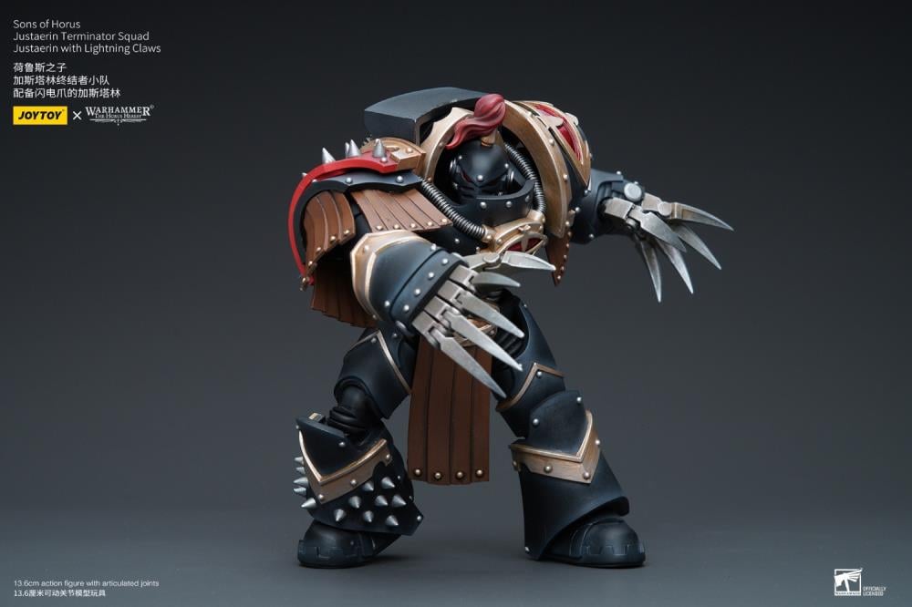 Warhammer 40K - Sons of Horus Justaerin Terminator Squad - with Lightning Claws 1/18 Scale Action Figure
