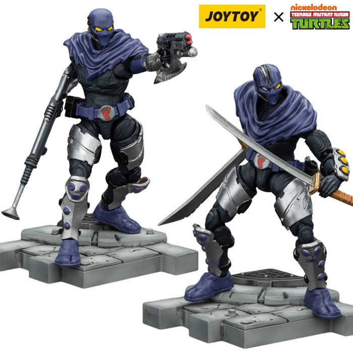 TMNT - 1/18 Scale Teenage Mutant Ninja Turtles - Foot Soldier SET OF 2 (Both Versions)