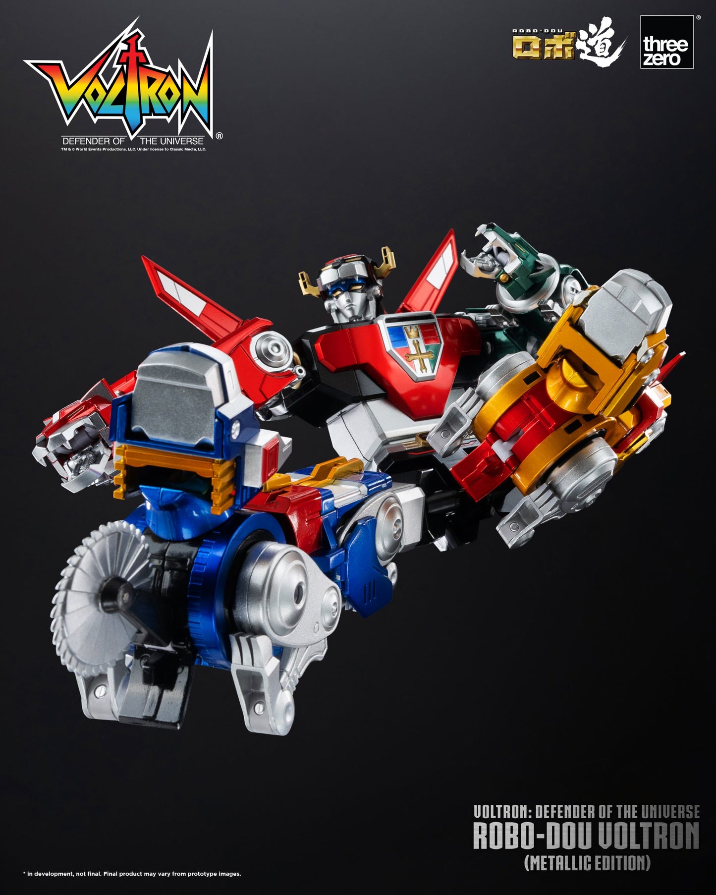 Voltron: Defender of the Universe ROBO-DOU Voltron (Metallic Edition)