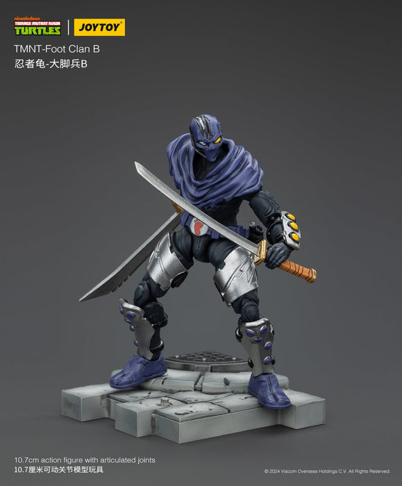 TMNT - 1/18 Scale Teenage Mutant Ninja Turtles - Foot Soldier SET OF 2 (Both Versions)