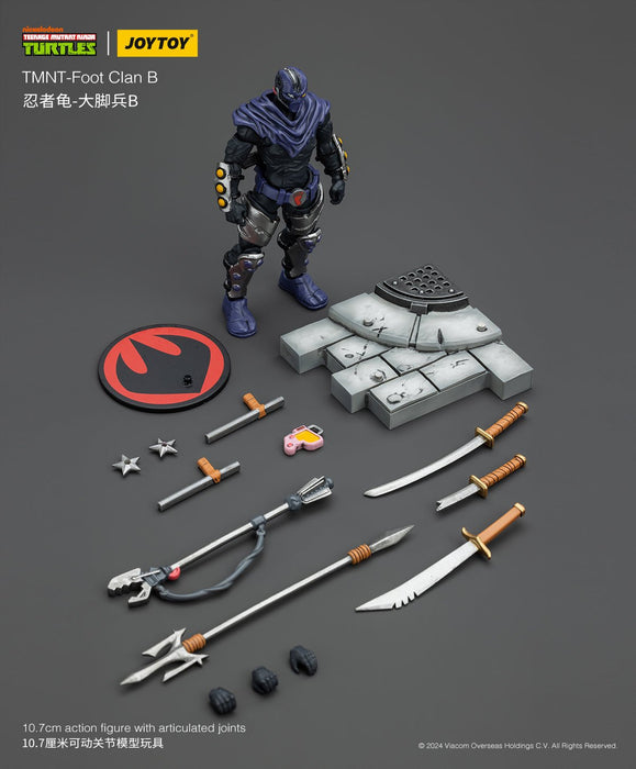 TMNT - 1/18 Scale Teenage Mutant Ninja Turtles - Foot Soldier SET OF 2 (Both Versions)