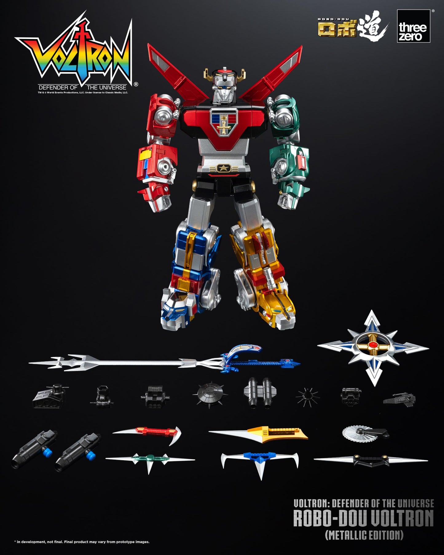Voltron: Defender of the Universe ROBO-DOU Voltron (Metallic Edition)