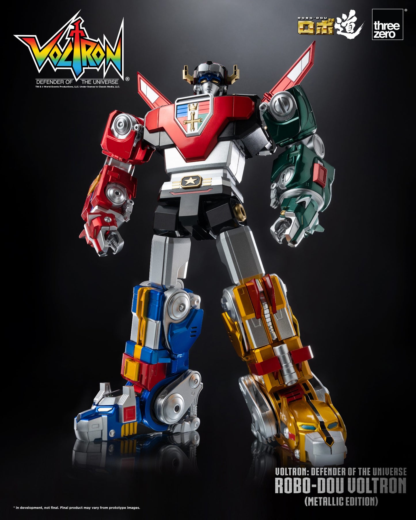 Voltron: Defender of the Universe ROBO-DOU Voltron (Metallic Edition)
