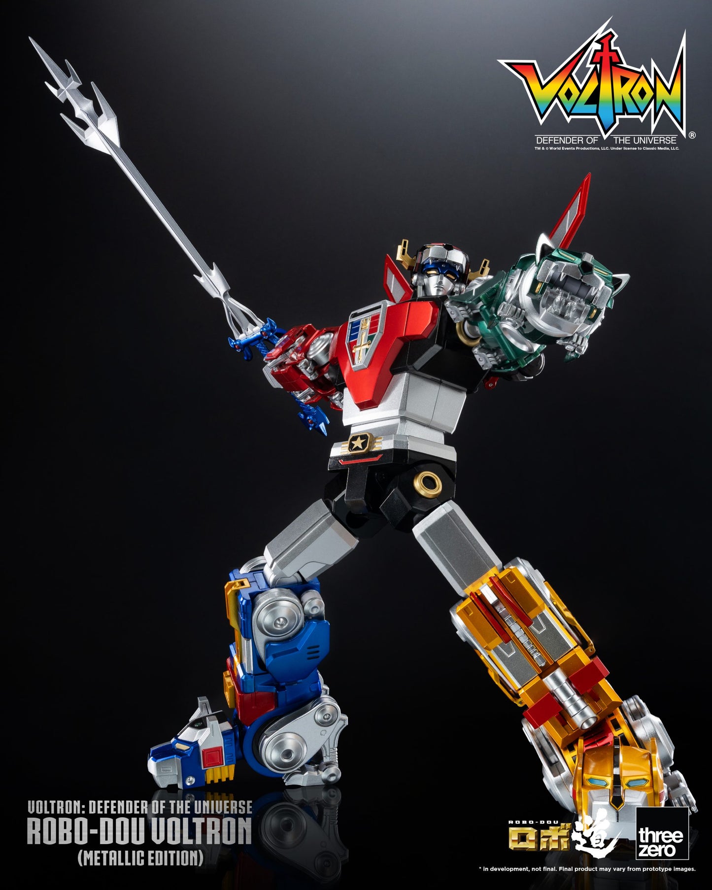 Voltron: Defender of the Universe ROBO-DOU Voltron (Metallic Edition)
