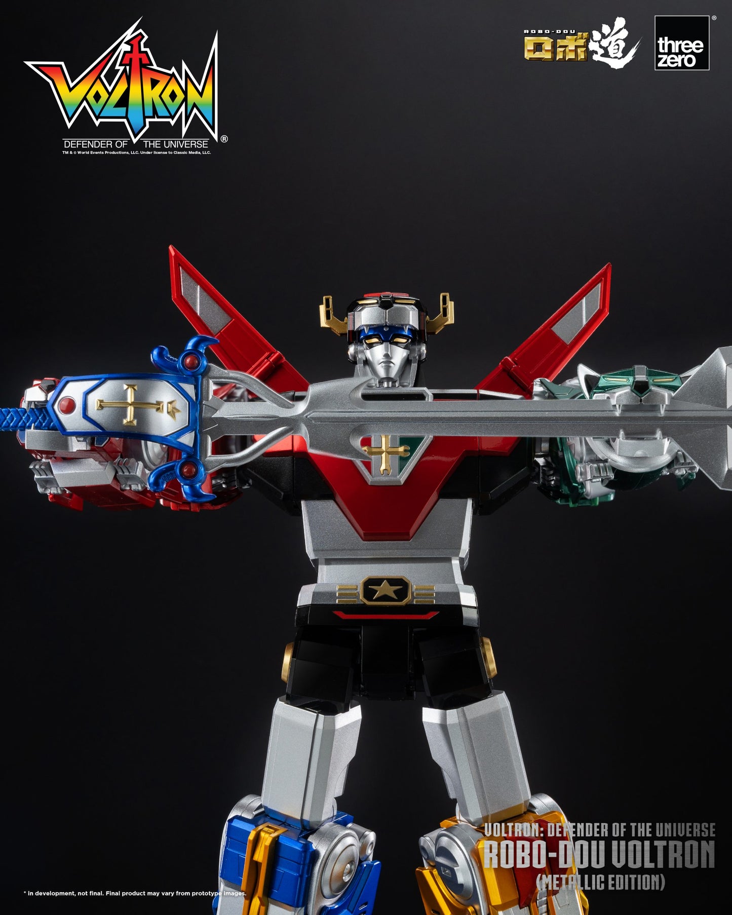 Voltron: Defender of the Universe ROBO-DOU Voltron (Metallic Edition)